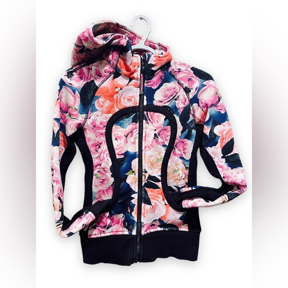 *RARE* Lululemon Scuba Hoodie II Secret Garden / Vintage Pink - Picture 2 of 15